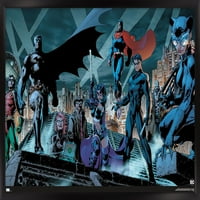 Comics - Batman - Skyline zidni poster, 22.375 34 Uramljeno