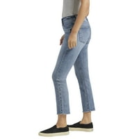 Silver Jeans Co. Najtraženije ženske traperice za gležnjeve sa ravnim nogama u sredini, veličine struka 24-34
