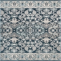 Dobro tkani cvijet arial vintage orijentalni perzijski plavi 5'3 7'3 prostirki