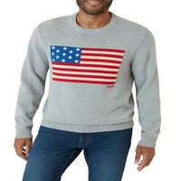 Chaps muški pamučni ikonični džemper sa zastavom-veličine XS do 4XB
