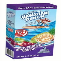Hawaiian Punch Drink Mix, Wild Purple, 2. Oz, Paketi, Broj
