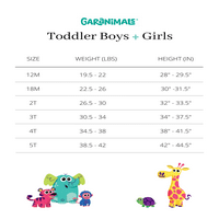 Garanimals Baby I Toddler Girls kratke rukave majice sa grafičkim printom, 4 pakovanja, veličine 12M-5T