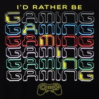 Wonder Nation Boys Me Radije Gaming Budi Kratak Rukav T-Shirt, Veličine 4 - & Husky