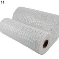 Taluosi Roll dobre tkane jarko obojene mrežice za omotavanje plastike DIY praktična svečana mreža za dodir
