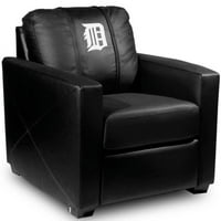 Detroit Tigers MLB Srebrna stolica sa bijelim logotipom
