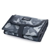 Brend PackIt, teksturirana siva kamuflaža, torba za ručak koja se može zamrzavati i za višekratnu upotrebu