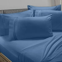 Set posteljine za kolekciju sa dodatnim jastučnicama, čaršavom sa dubokim džepovima, mekom mikrovlaknom,