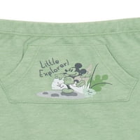 Mickey Mouse Baby Unise Jogger pantalone, 3 pakovanja, veličine 0M-12m