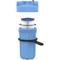 Pentair Omnifilter BF 10 Teška sistema za filtriranje vode za cijelu kuću sa ugrađenim pritiskom za reljefnu tipku, RS filter i 1 NPT ulaz - plavi