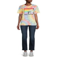 Juniors ' Rainbow Graphic T-Shirt