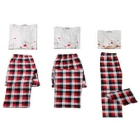 Unique Bargains ženske Božićne pidžame odgovarajući setovi PJs porodične pidžame Setovi odjeće za spavanje