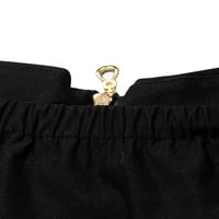 Jedinstvena ponuda ženska prednja Mini haljina sa otvorenim zatvaračem bez naramenica
