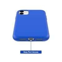 onn. Silikonska futrola za telefon za iPhone iPhone XR-Cobalt