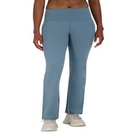 Reebok ženske svakodnevne pantalone za jogu sa visokim strukom sa visokim strukom sa džepovima i 31 unutrašnjim