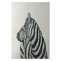 po dizajnu zatvoreni vanjski tepih sa životinjskim printom Zebra