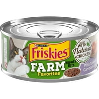 Purina Friskies Farm Favoriti Meaty Bits Mokra Hrana Za Mačke Turska, 5. Oz Cans