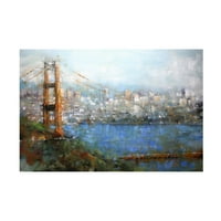 Mark Lague' Golden Gate Vista ' Canvas Art