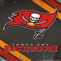 Trendovi Međunarodni Tampa Bay Buccaneers Logo Zidni Poster 22.375 34