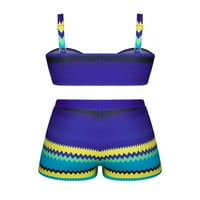 NOIR Retro bikini kupaći kostim za žene kupaćih kostima visokog struka kontrola stomaka