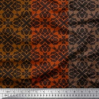 Soimoi viskoza šifonska tkanina pruga i marokanska damaska ​​od ispisanog tkanine na širokoj dvorištu