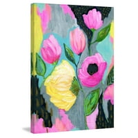 Marmont Hill Bold Flowers Jill Lambert slika Print na umotanom platnu