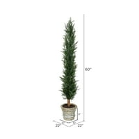 Vickerman 60 umjetni rat od cedra u papirnom loncu