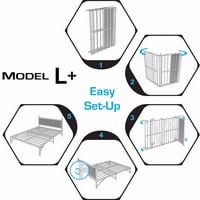 Model madraca L-Plus okvir za jednostavno postavljanje kreveta, više veličina