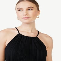 Scoop ženska asimetrična midi haljina sa Halterom