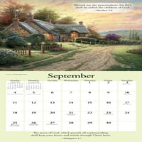 Thomas Kinkade Vrtovi milosti sa svetim pismom-7 7 zidni kalendar