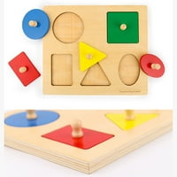 Godderr Boys Toddlers Puzzle igračke, dječje puzzle igračke, drvene puzzle igračke oblikova zagonetke za