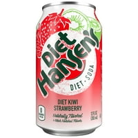Diet Hansen's® Premium Diet Kiwi Strawberry Soda 6-fl. oz. Konzerve