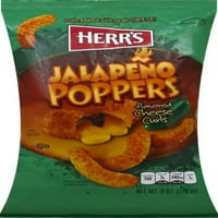 Herr's Jalapeno Poppers Cheese Curls, 8. Oz