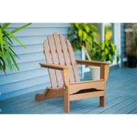 ® Adirondack stolica-bijela sa starinskim mahagonijem