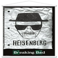 Breaking Bad - Heisenberg zidni Poster sa drvenim magnetnim okvirom, 22.375 34