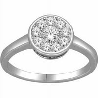 Carat T. W. Diamond modni prsten od 10kt bijelog zlata