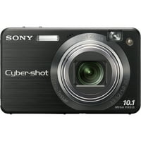 Sony Cyber-shot DSC-W 10. Megapikselna Kompaktna Kamera, Crna