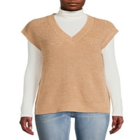 Time i Tru ženski džemper sa produženim ramenima