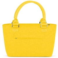 Jednostavna moderna 4L Cara Lena torba za ručak za žene-Žuti izolirani ručak Bo-Sunshine