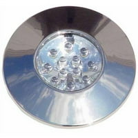 Aqua signal bamako okrugli LED headliner lampica - ugradni površinski nosač - hromirana plastična kućišta