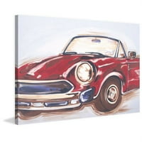 Marmont Hill Vintage Car od Reesa Qualia Painting Print on Wrapped Canvas