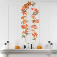 Dan zahvalnosti simulirani javorov list ukrasni zid viseći ukrasi u boji šarenih listova