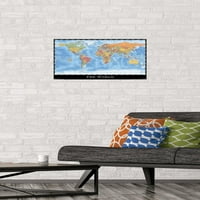 Mapa - Svjetski zidni poster, 14.725 22.375