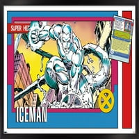 Marvel Trgovinske kartice - Iceman zidni poster, 14.725 22.375 Uramljeno