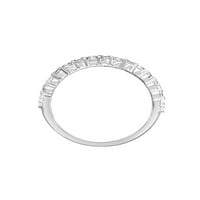 Karat DEW Moissanite 10k prsten za godišnjicu bijelog zlata