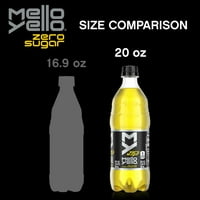 Mello Yello dijeta bez šećera Citrus Soda Pop, fl oz bočica