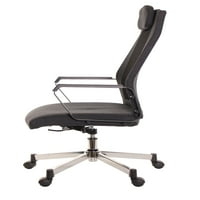 Mrežasta kancelarijska stolica sa visokim naslonom sa naslonom za glavu od TimeOffice