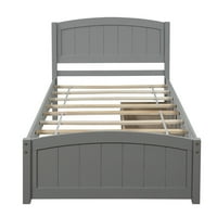 Irene Inevent Bed Frame drveni madrac Fondacija ladice za odlaganje uzglavlje platforma krevet za spavaću