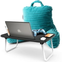 Nestl jastuk za čitanje Bonus prijenosni stalak za laptop 19x11, rezani plišani prugasti jastuk za leđa,