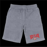 Republika 567-669-hgy- Saint Francis University Red Flash Premium kratke hlače, Heather Grey - Medium