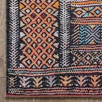 Dobro tkani Nil geometrijski Vintage trkač, 9.10 '2.6', meke, moderne boje air dry flat